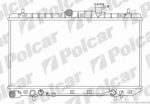 Polcar 400708-2 - Radiator, mühərrikin soyudulması furqanavto.az