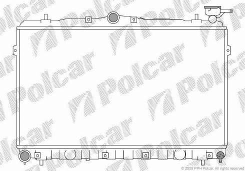 Polcar 4011081X - Radiator, mühərrikin soyudulması furqanavto.az