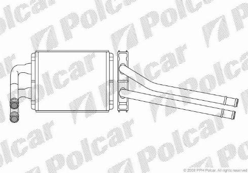 Polcar 4106N81X - İstilik dəyişdiricisi, daxili isitmə furqanavto.az