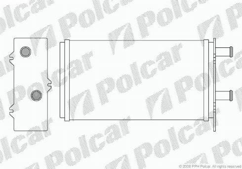 Polcar 4201N8-1 - İstilik dəyişdiricisi, daxili isitmə furqanavto.az