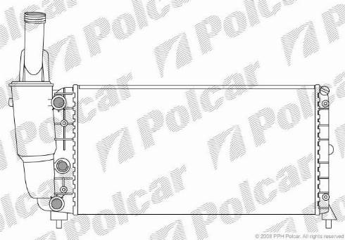 Polcar 4202083X - Radiator, mühərrikin soyudulması furqanavto.az