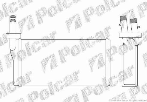 Polcar 4207N81X - İstilik dəyişdiricisi, daxili isitmə furqanavto.az