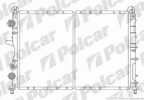 Polcar 4210081X - Radiator, mühərrikin soyudulması furqanavto.az
