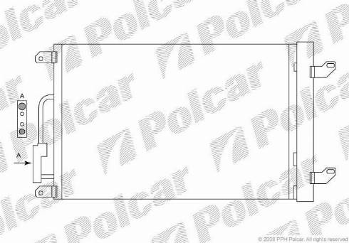 Polcar 4211K82X - Kondenser, kondisioner furqanavto.az