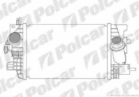 Polcar 5546J81X - Intercooler, şarj cihazı furqanavto.az