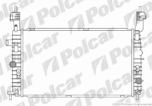 Polcar 555908-2 - Radiator, mühərrikin soyudulması furqanavto.az