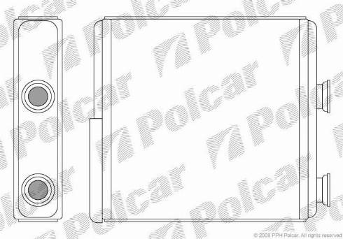 Polcar 5559N81X - İstilik dəyişdiricisi, daxili isitmə furqanavto.az