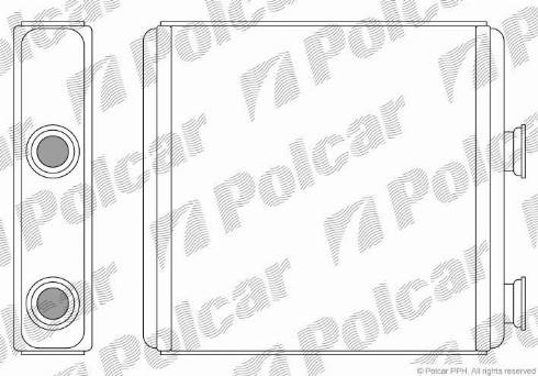 Polcar 5559N8-1 - İstilik dəyişdiricisi, daxili isitmə furqanavto.az