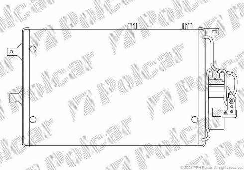 Polcar 5556K83X - Kondenser, kondisioner furqanavto.az