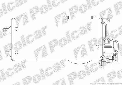 Polcar 5556K82X - Kondenser, kondisioner furqanavto.az