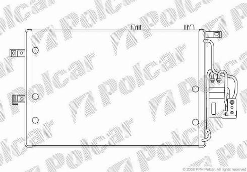 Polcar 5556K8C3 - Kondenser, kondisioner furqanavto.az