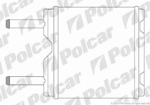 Polcar 5551N8-1 - İstilik dəyişdiricisi, daxili isitmə furqanavto.az