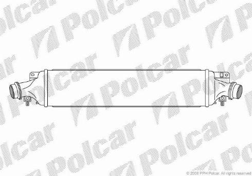 Polcar 5558J83X - Intercooler, şarj cihazı furqanavto.az