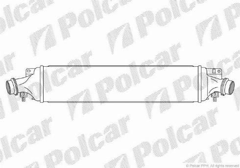 Polcar 5558J8-3 - Intercooler, şarj cihazı furqanavto.az