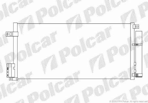 Polcar 5558K8C2 - Kondenser, kondisioner furqanavto.az