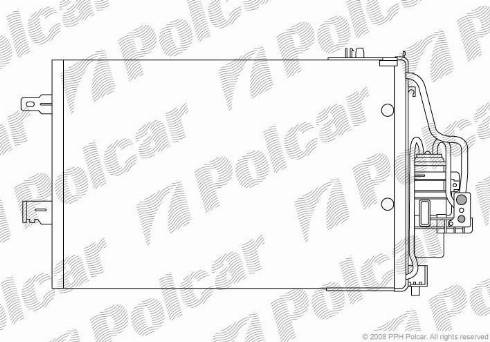 Polcar 5557K83X - Kondenser, kondisioner furqanavto.az