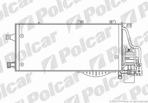 Polcar 5557K82X - Kondenser, kondisioner furqanavto.az