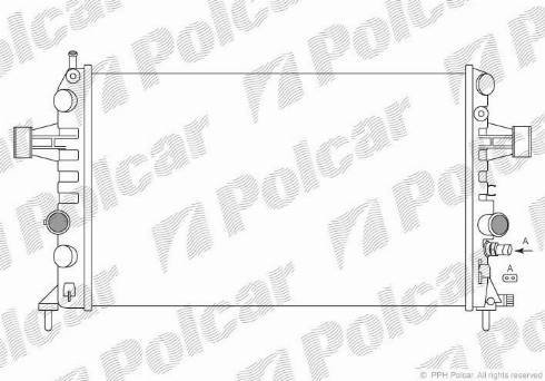 Polcar 5560083X - Radiator, mühərrikin soyudulması furqanavto.az