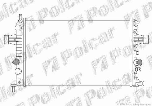 Polcar 556008-3 - Radiator, mühərrikin soyudulması furqanavto.az