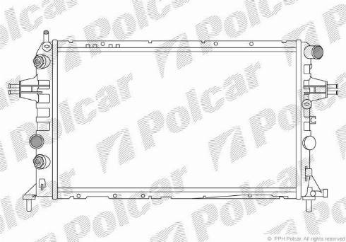 Polcar 556008A1 - Radiator, mühərrikin soyudulması furqanavto.az