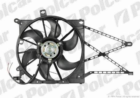 Polcar 550923W1 - Elektrik mühərriki, radiator ventilyatoru furqanavto.az