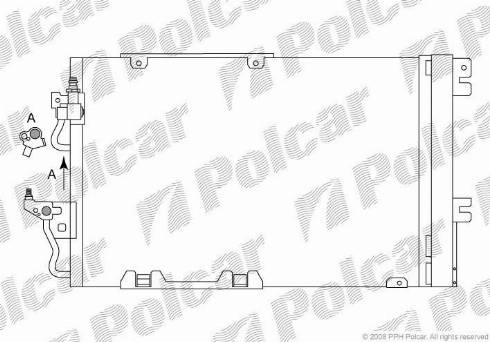 Polcar 5509K82X - Kondenser, kondisioner furqanavto.az