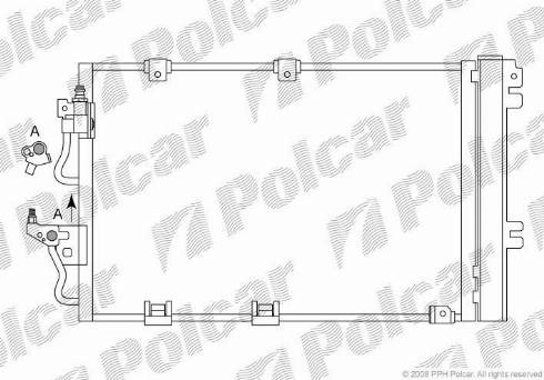 Polcar 5509K8C2 - Kondenser, kondisioner furqanavto.az