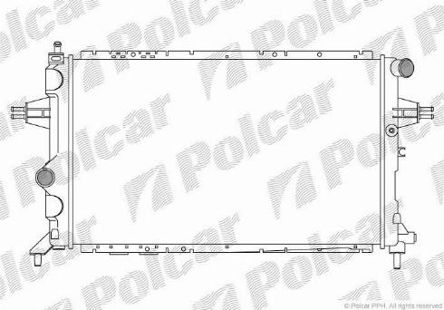 Polcar 550808-4 - Radiator, mühərrikin soyudulması furqanavto.az