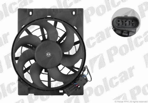 Polcar 550823W1 - Elektrik mühərriki, radiator ventilyatoru furqanavto.az