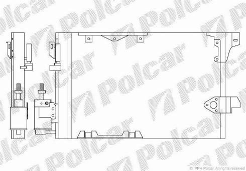 Polcar 5508K81X - Kondenser, kondisioner furqanavto.az