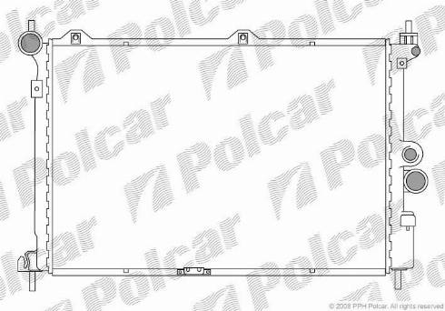 Polcar 550708-4 - Radiator, mühərrikin soyudulması furqanavto.az