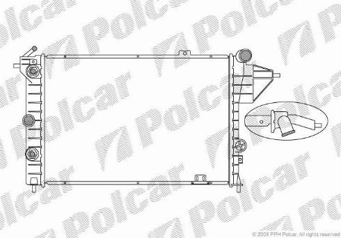 Polcar 551408-2 - Radiator, mühərrikin soyudulması furqanavto.az