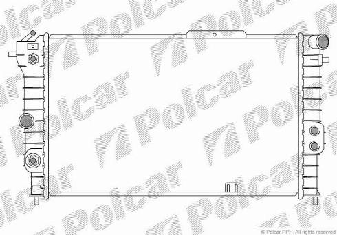 Polcar 5514087X - Radiator, mühərrikin soyudulması furqanavto.az