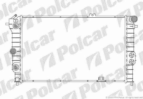 Polcar 551408-7 - Radiator, mühərrikin soyudulması furqanavto.az