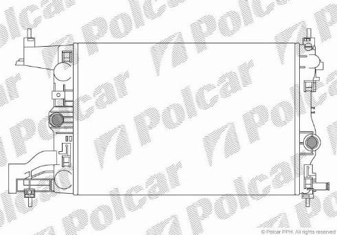Polcar 551108-3 - Radiator, mühərrikin soyudulması furqanavto.az