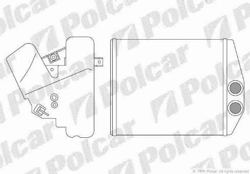 Polcar 5518N8-2 - İstilik dəyişdiricisi, daxili isitmə furqanavto.az