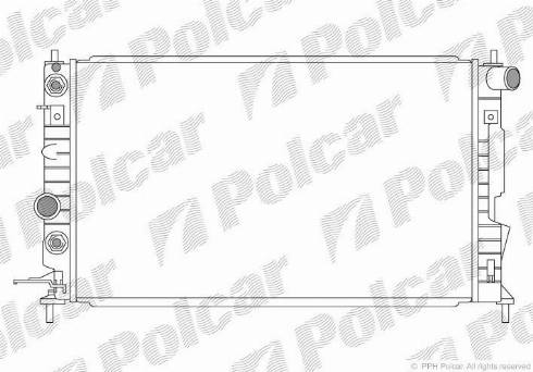 Polcar 551708-1 - Radiator, mühərrikin soyudulması furqanavto.az