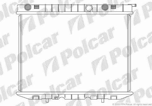 Polcar 558008-4 - Radiator, mühərrikin soyudulması furqanavto.az