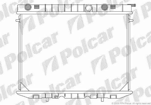 Polcar 558008-1 - Radiator, mühərrikin soyudulması furqanavto.az