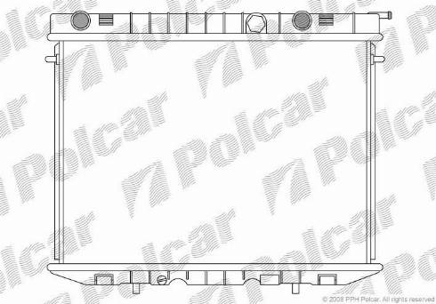 Polcar 558008-3 - Radiator, mühərrikin soyudulması furqanavto.az