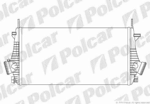 Polcar 5520J8-1 - Intercooler, şarj cihazı furqanavto.az