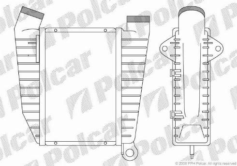 Polcar 5527J81X - Intercooler, şarj cihazı furqanavto.az