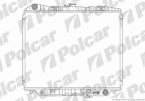 Polcar 557008-1 - Radiator, mühərrikin soyudulması furqanavto.az