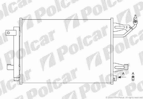 Polcar 5095K82X - Kondenser, kondisioner furqanavto.az