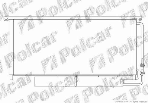 Polcar 5096K8C1 - Kondenser, kondisioner furqanavto.az