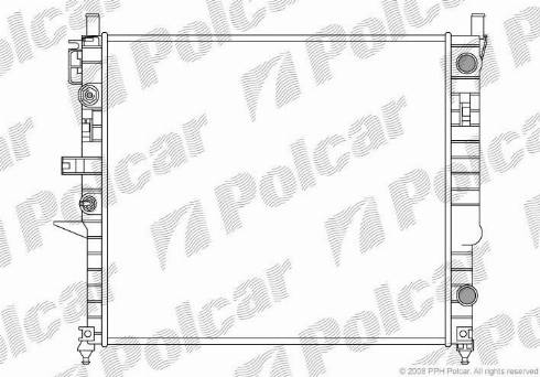 Polcar 504408-2 - Radiator, mühərrikin soyudulması furqanavto.az