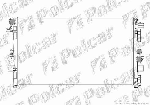 Polcar 504008-1 - Radiator, mühərrikin soyudulması furqanavto.az