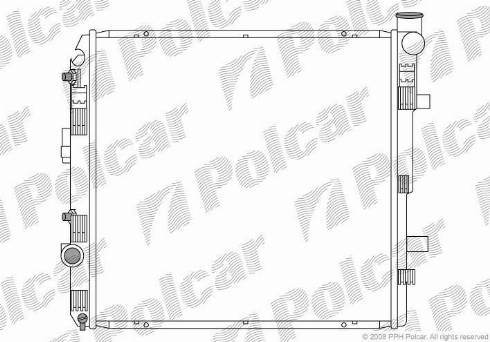 Polcar 5054084X - Radiator, mühərrikin soyudulması furqanavto.az