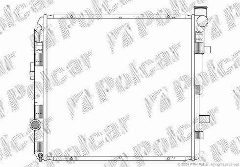 Polcar 5054083X - Radiator, mühərrikin soyudulması furqanavto.az