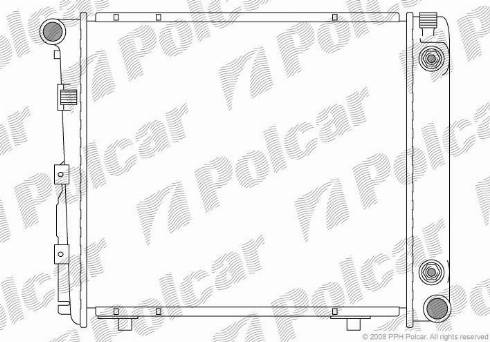 Polcar 500108-6 - Radiator, mühərrikin soyudulması furqanavto.az